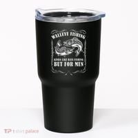 Walleye Fishing For Funny Fishing Tumbler thumb 0