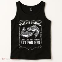 Walleye Fishing For Funny Fishing Tank Top thumb 2