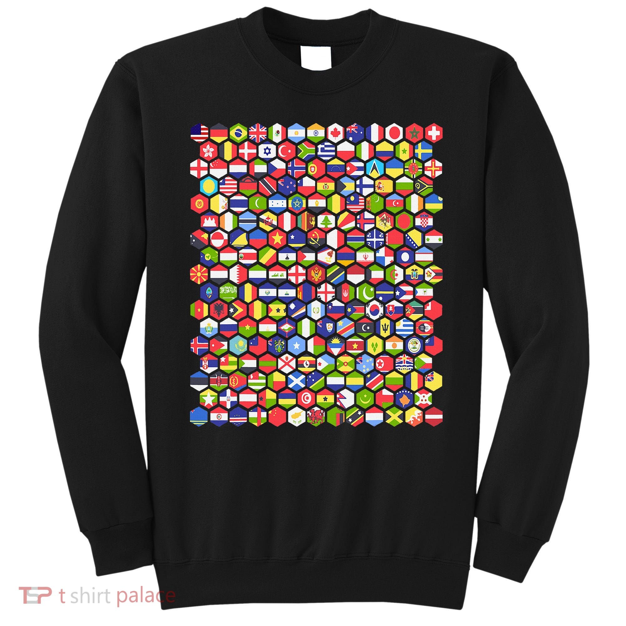 World Flags Flags Of The World Nations Flags Sweatshirt