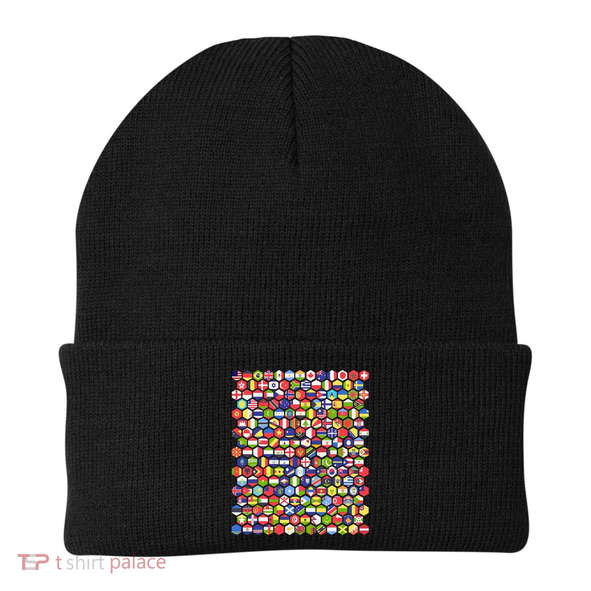 World Flags Flags Of The World Nations Flags Beanie