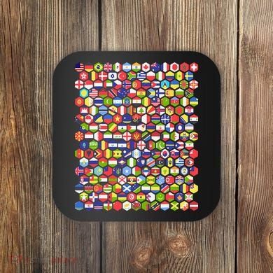 World Flags Flags Of The World Nations Flags Coaster
