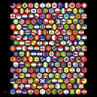World Flags Flags Of The World Nations Flags Women's Hoodie thumb 2
