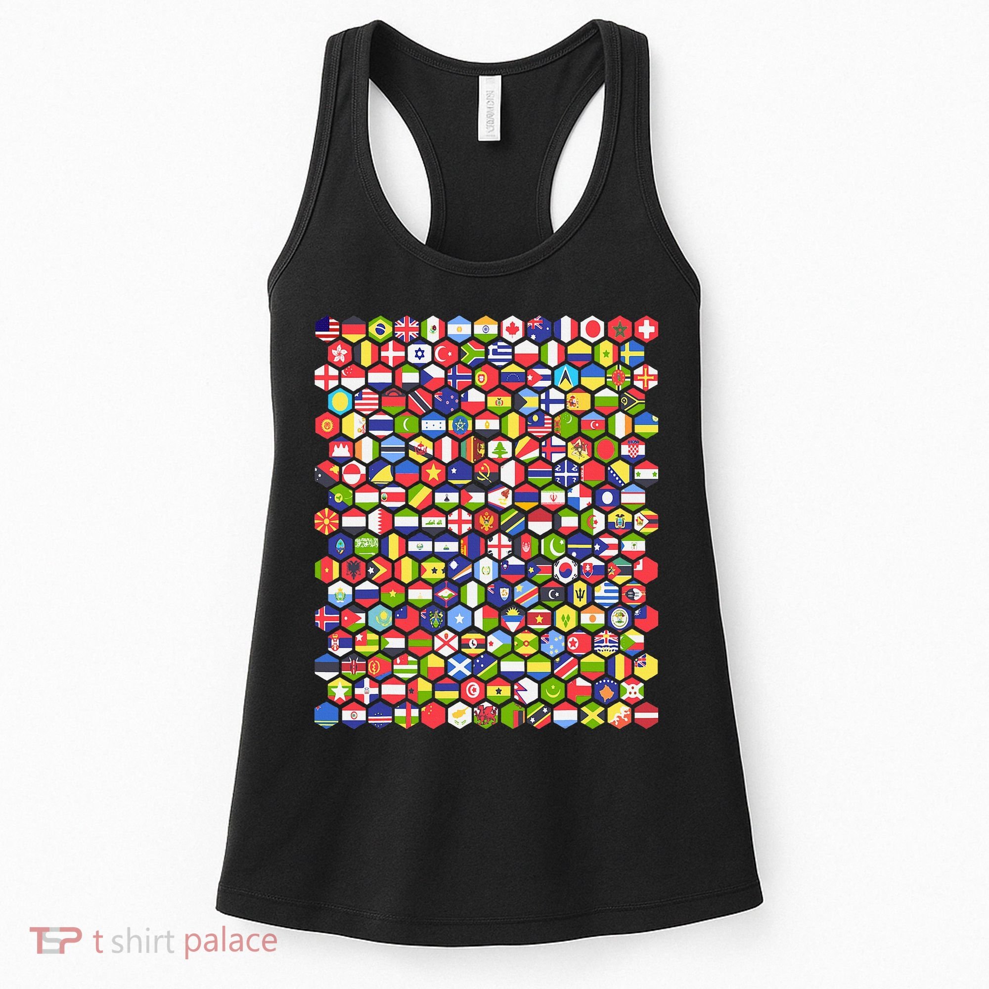 World Flags Flags Of The World Nations Flags Women's Tank Top