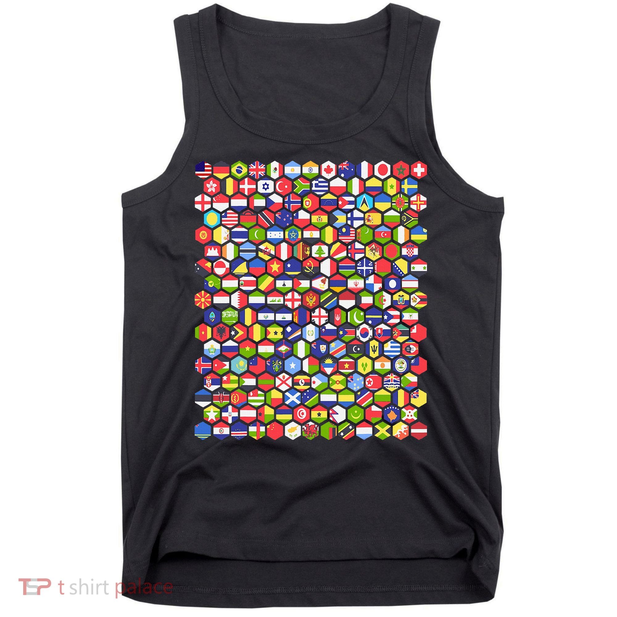 World Flags Flags Of The World Nations Flags Tank Top