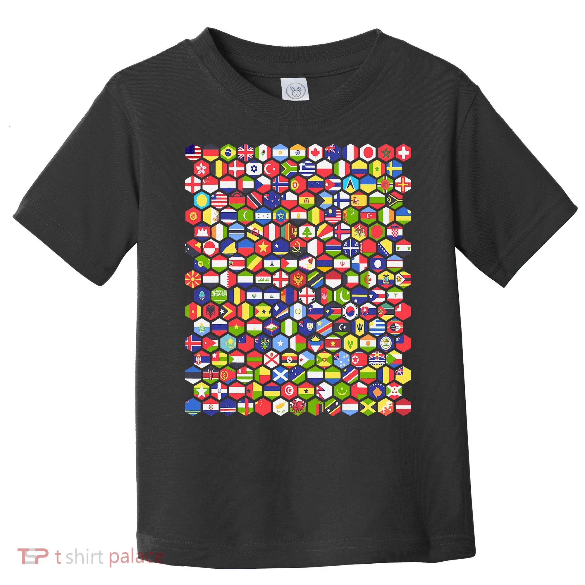 World Flags Flags Of The World Nations Flags Toddler T-Shirt