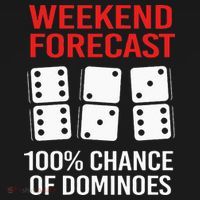Weekend Forecast Funny Domino For Men USA-Made Doggie Bandana thumb 2