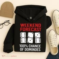 Weekend Forecast Funny Domino For Men Hoodie thumb 4