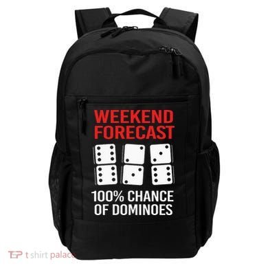 Weekend Forecast Funny Domino For Men Backpack