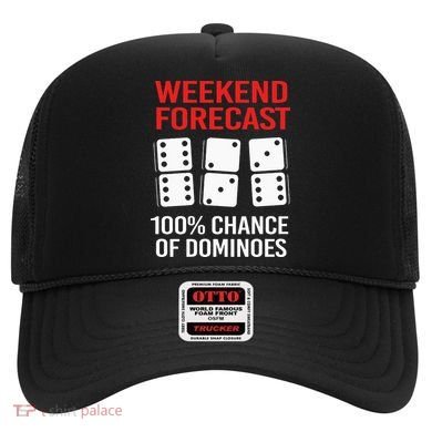 Weekend Forecast Funny Domino For Men Hat