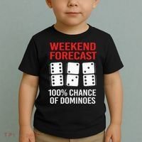 Weekend Forecast Funny Domino For Men Toddler T-Shirt thumb 2
