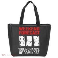Weekend Forecast Funny Domino For Men Tote Bag thumb 0