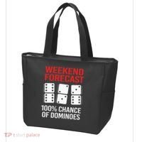 Weekend Forecast Funny Domino For Men Tote Bag thumb 3