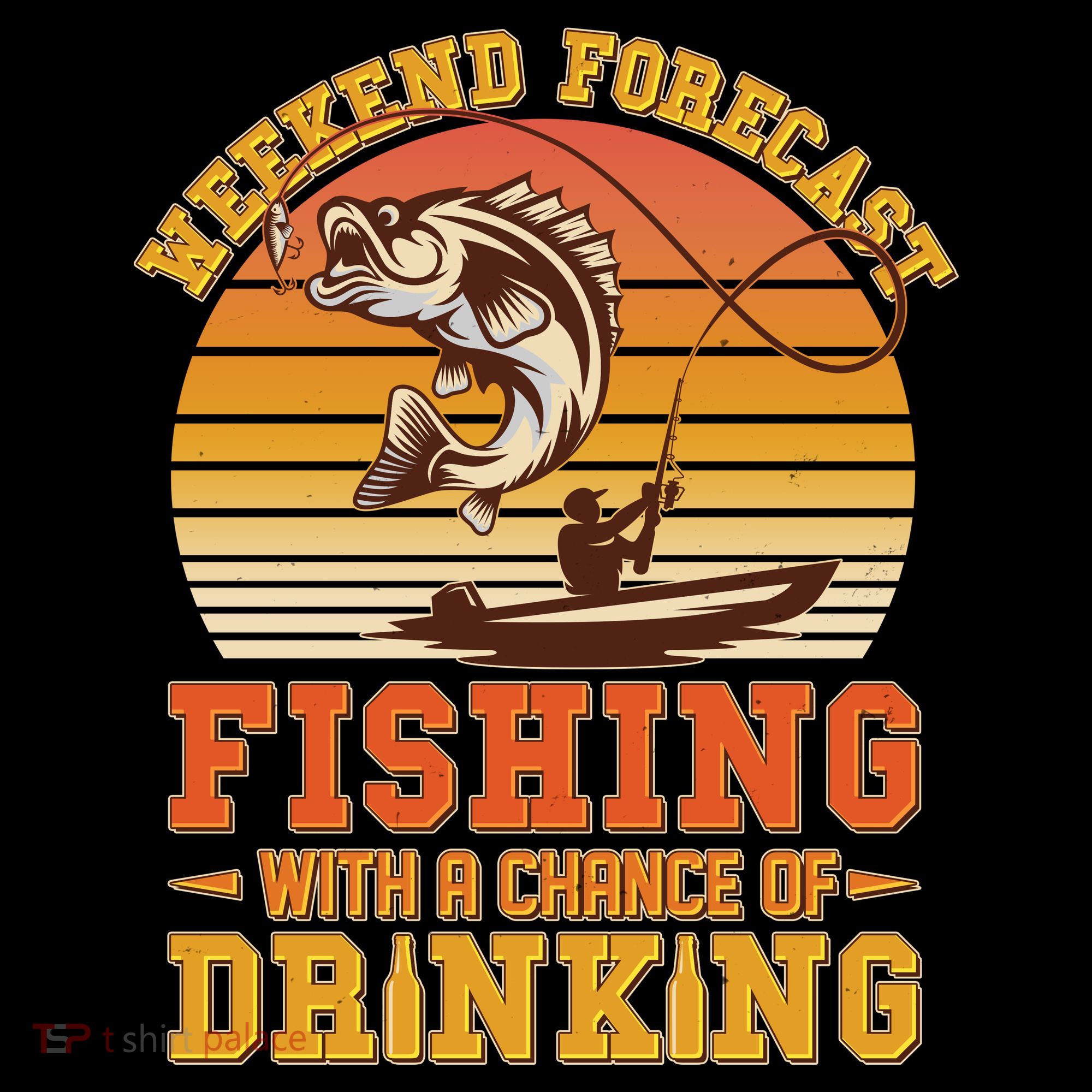 Weekend Forcast Fishing With A Chance Of Drinking Women's Hoodie