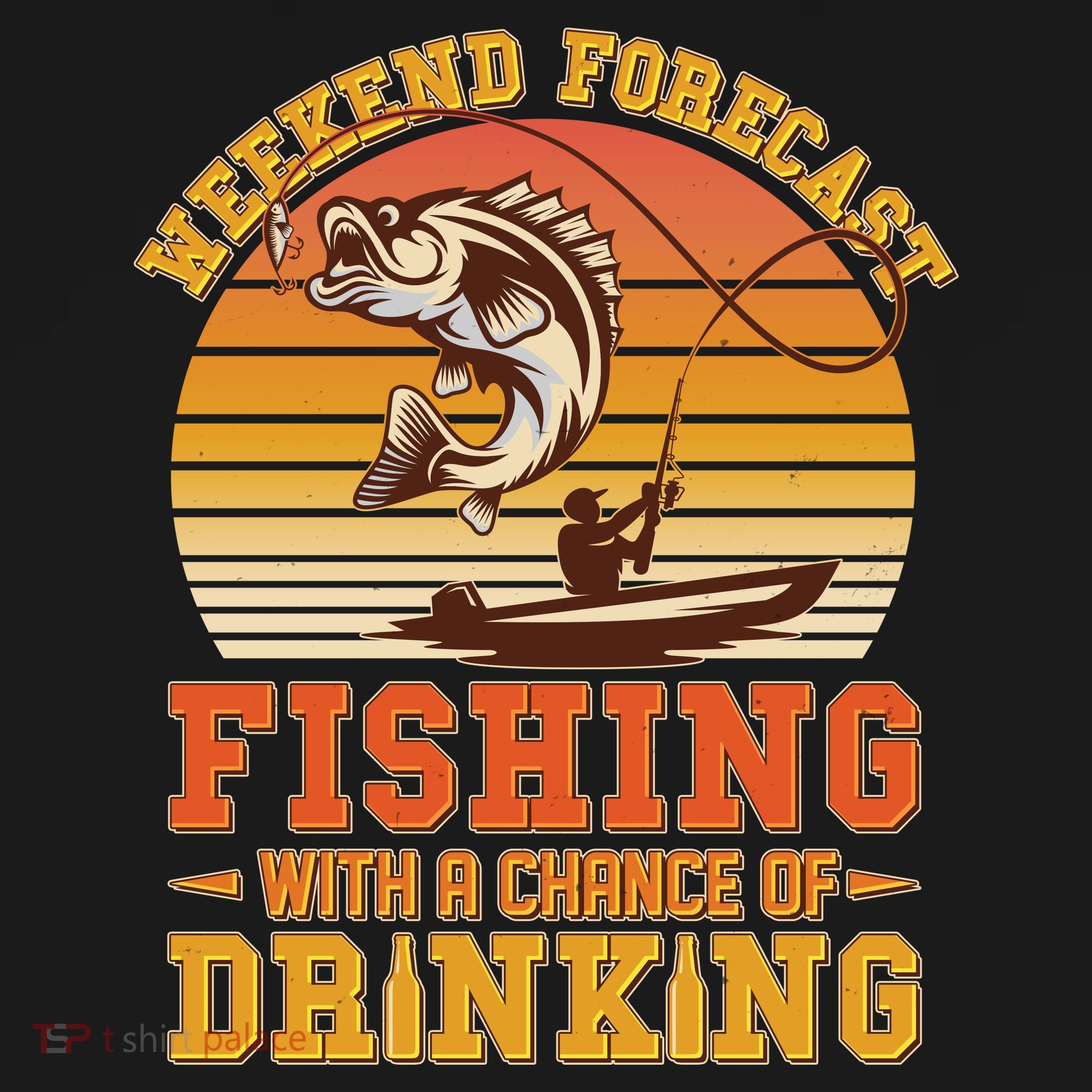 Weekend Forcast Fishing With A Chance Of Drinking Women's Tank Top