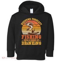 Weekend Forcast Fishing With A Chance Of Drinking Toddler Hoodie thumb 0