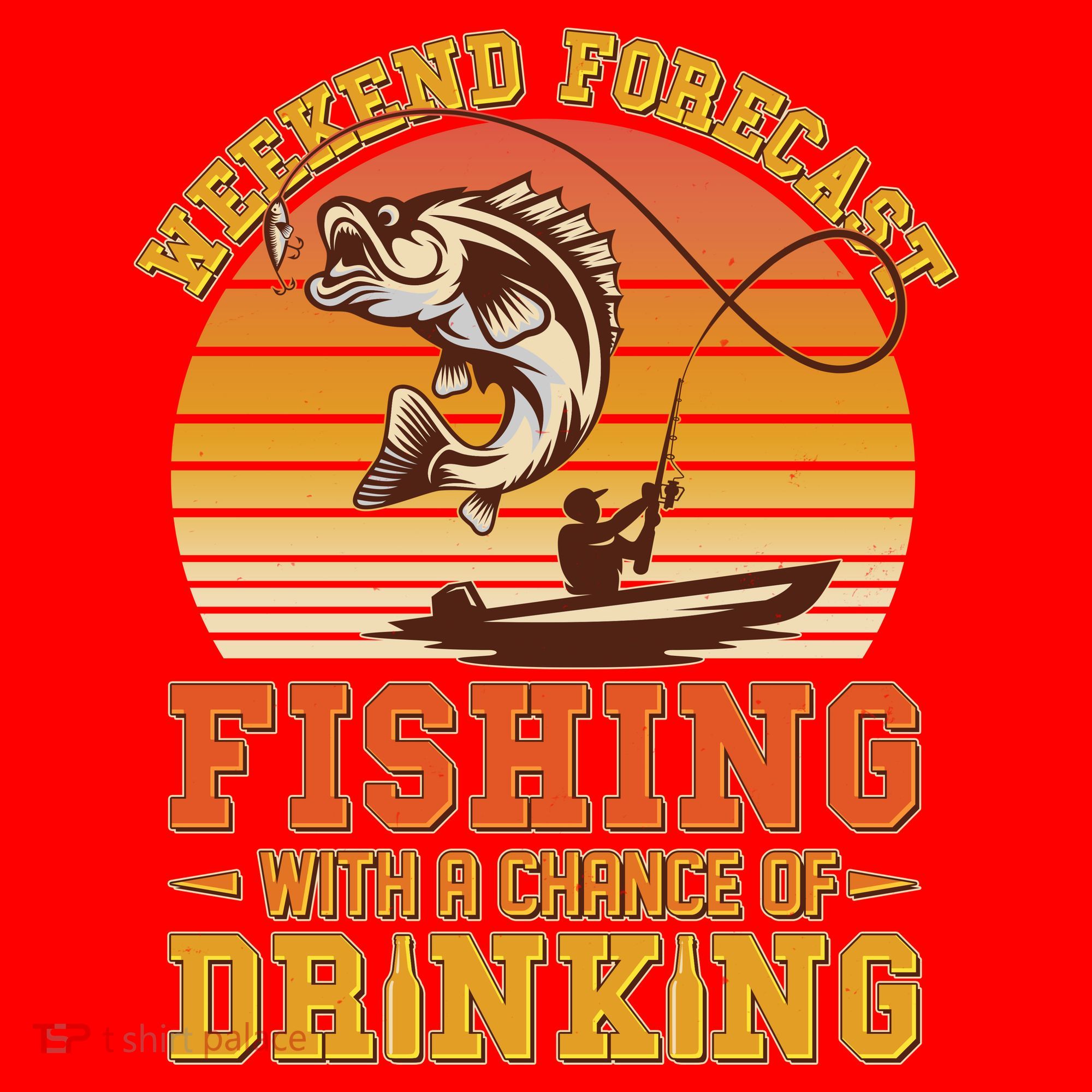 Weekend Forcast Fishing With A Chance Of Drinking Santa Hat