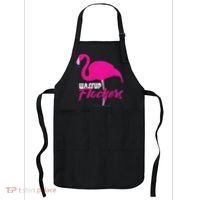 Wassup Flockers Funny Flamingo Apron thumb 0