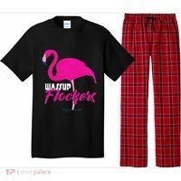 Wassup Flockers Funny Flamingo Pajama Set thumb 0