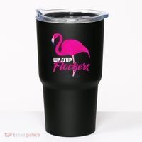 Wassup Flockers Funny Flamingo Tumbler thumb 0