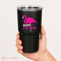 Wassup Flockers Funny Flamingo Tumbler thumb 2