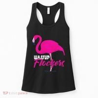 Wassup Flockers Funny Flamingo Women's Tank Top thumb 0