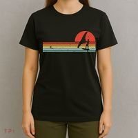 Wing Foiling Foil Surf Surfing Foiler Retro Vintage Surfer  T-Shirt thumb 4