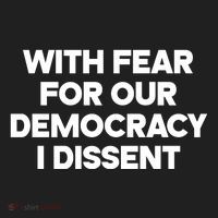 With Fear For Our Democracy I Dissent Golf Towel thumb 3
