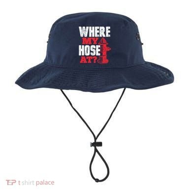 Wildland Firefighter Firefighting Fireman Where My Hose At Bucket Hat