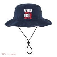 Wildland Firefighter Firefighting Fireman Where My Hose At Bucket Hat thumb 0