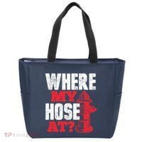 Wildland Firefighter Firefighting Fireman Where My Hose At Tote Bag thumb 0
