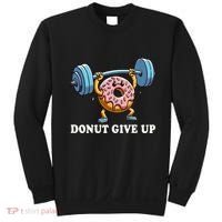 Weightlifting Funny Fitness Workout Gym Donut Lover Sweatshirt thumb 0