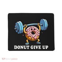 Weightlifting Funny Fitness Workout Gym Donut Lover Mousepad thumb 0