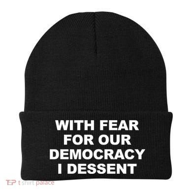 With Fear For Our Democracy I Dessent Beanie