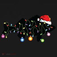 Walleye Fishing Funny Christmas Lights Fish Santa Hat Gift Tote Bag thumb 4