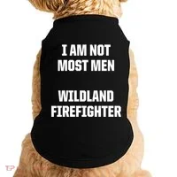 Wildland Firefighter Firefighting Fire Funny Gift Doggie Tank thumb 0