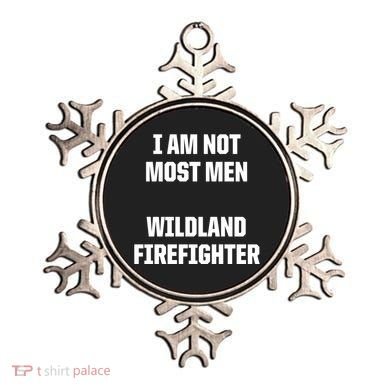 Wildland Firefighter Firefighting Fire Funny Gift Ornament