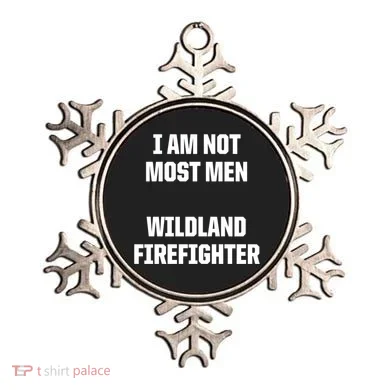 Wildland Firefighter Firefighting Fire Funny Gift Ornament