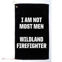 Wildland Firefighter Firefighting Fire Funny Gift Golf Towel thumb 0