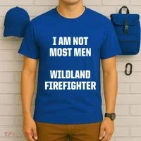 Wildland Firefighter Firefighting Fire Funny Gift T-Shirt thumb 6