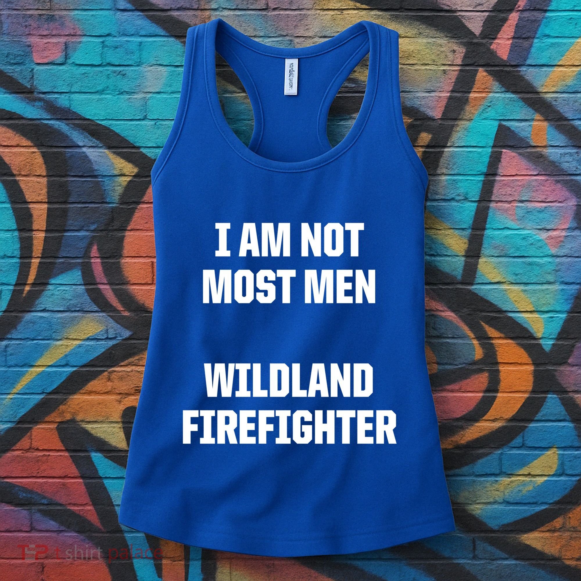 Wildland Firefighter Firefighting Fire Funny Gift Women's Tank Top