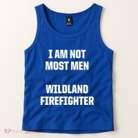 Wildland Firefighter Firefighting Fire Funny Gift Tank Top thumb 2