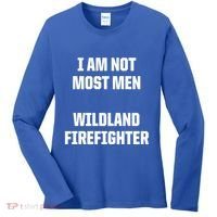 Wildland Firefighter Firefighting Fire Funny Gift Women's Long Sleeve Shirt thumb 0