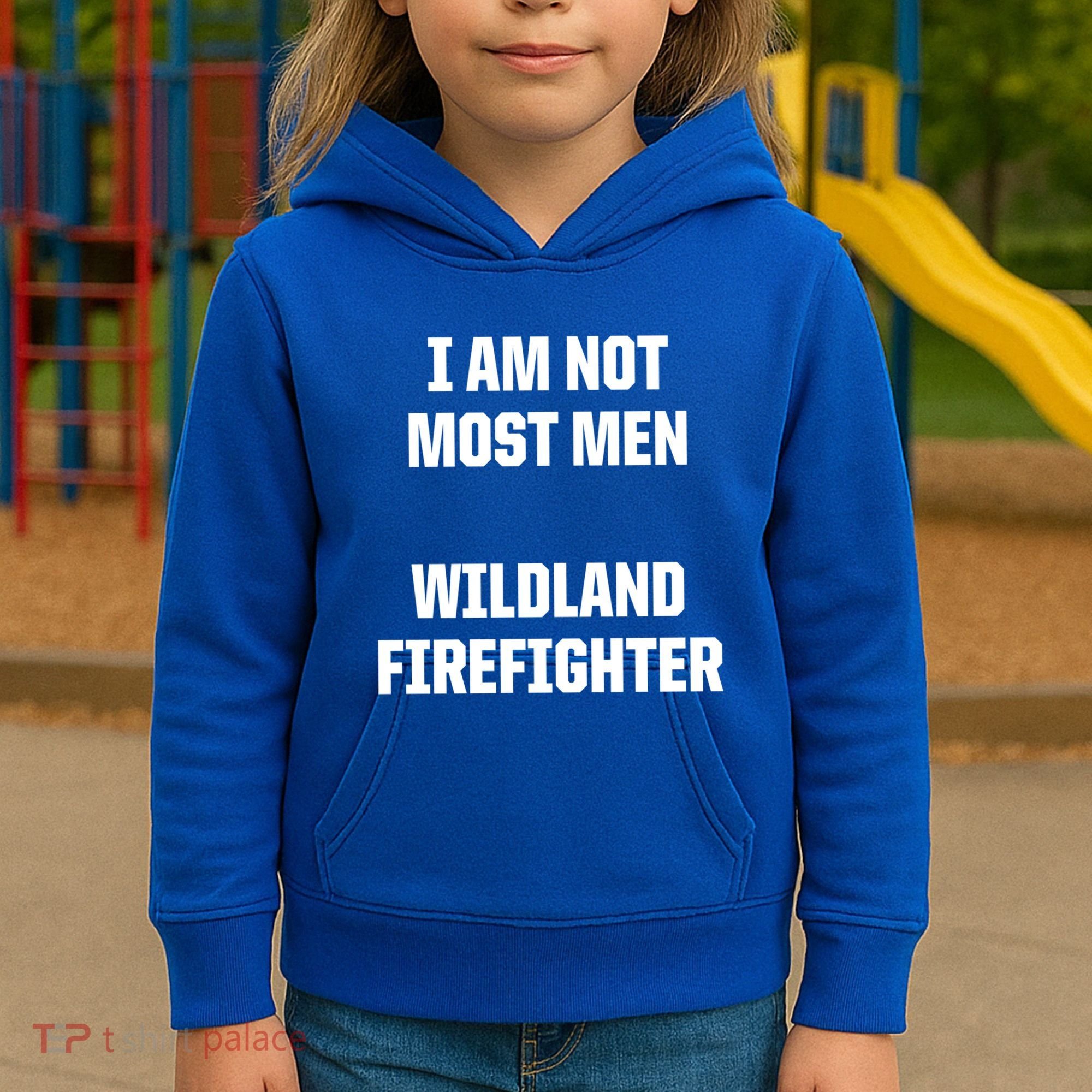 Wildland Firefighter Firefighting Fire Funny Gift Kids Hoodie