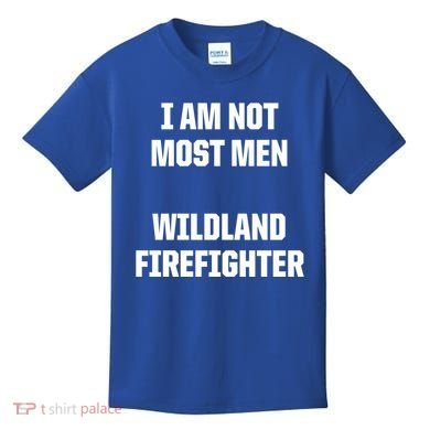 Wildland Firefighter Firefighting Fire Funny Gift Kids T-Shirt