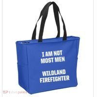 Wildland Firefighter Firefighting Fire Funny Gift Tote Bag thumb 2