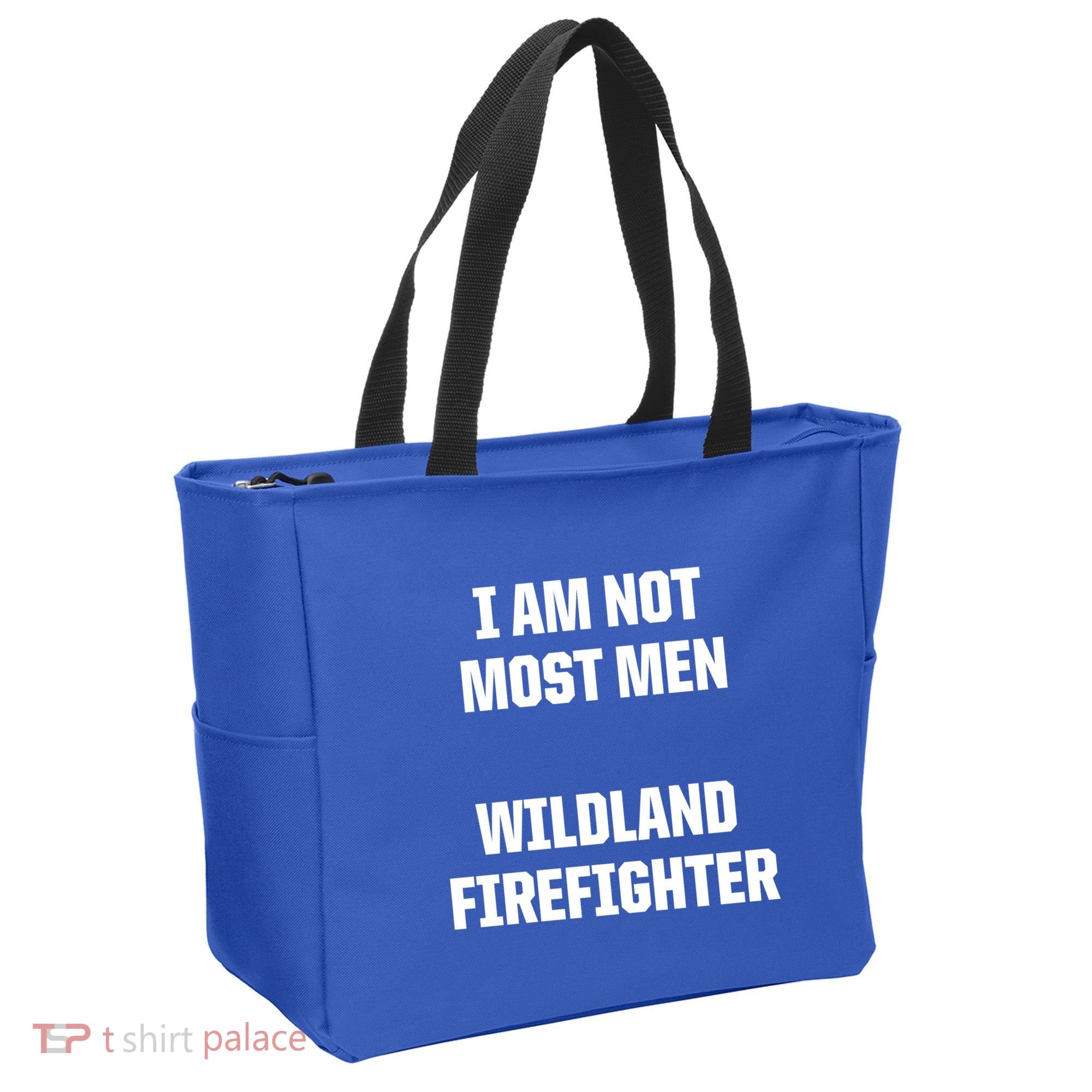 Wildland Firefighter Firefighting Fire Funny Gift Tote Bag
