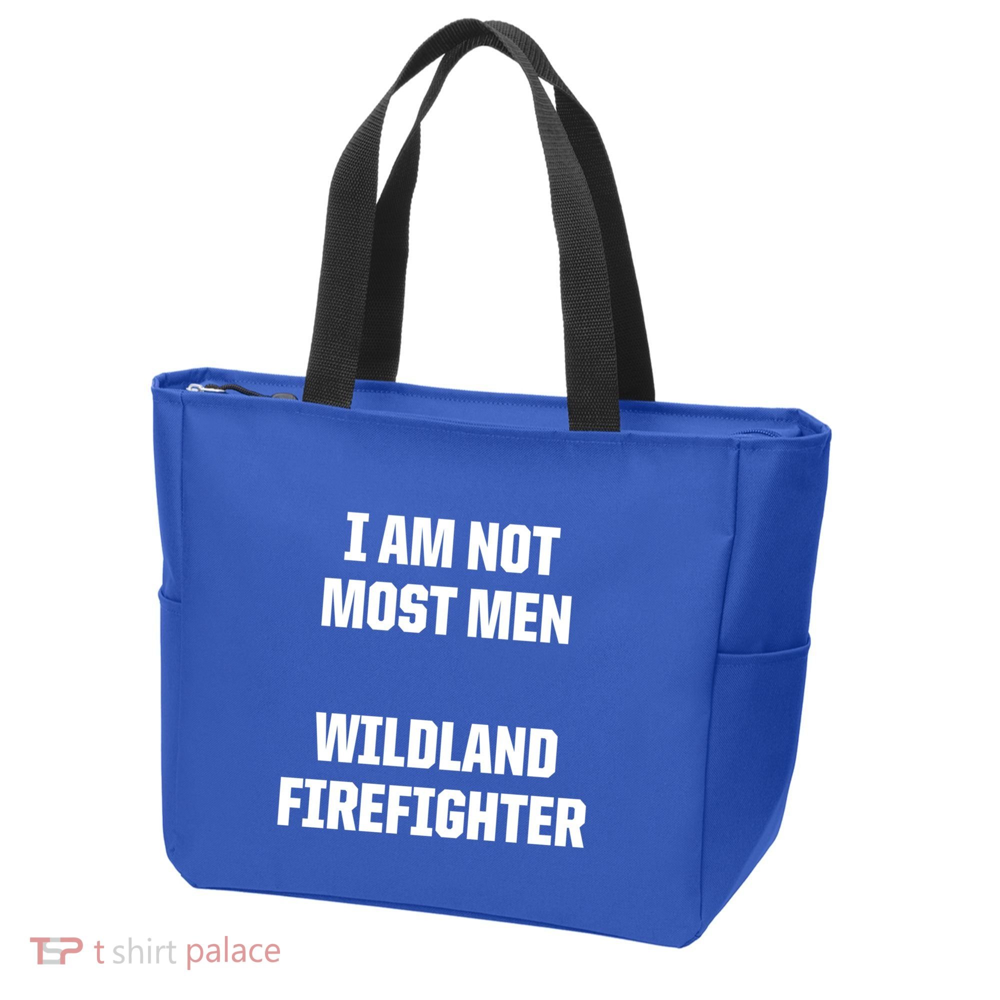 Wildland Firefighter Firefighting Fire Funny Gift Tote Bag