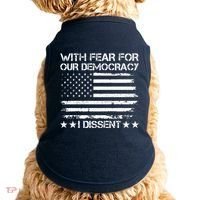 With Fear For Our Democracy I Dissent Presidential Immunity Premium Doggie Tank thumb 0