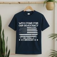 With Fear For Our Democracy I Dissent Presidential Immunity Premium T-Shirt thumb 2