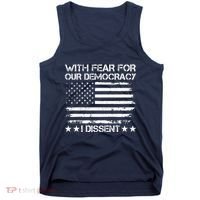 With Fear For Our Democracy I Dissent Presidential Immunity Premium Tank Top thumb 0